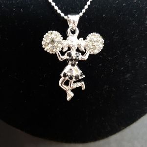 New cheer leader rhinestone necklace